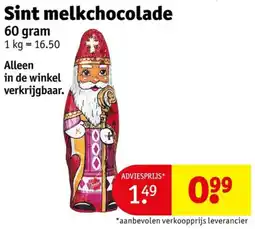 Kruidvat Sint melkchocolade aanbieding