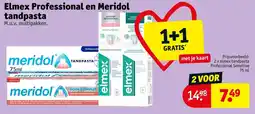 Kruidvat elmex professional en meridol tandpasta aanbieding