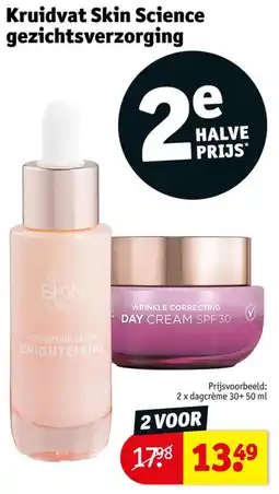 Kruidvat Kruidvat Skin Science gezichtsverzorging aanbieding