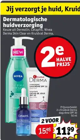 Kruidvat Dermatologische huidverzorging aanbieding