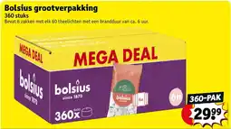 Kruidvat Bolsius grootverpakking aanbieding