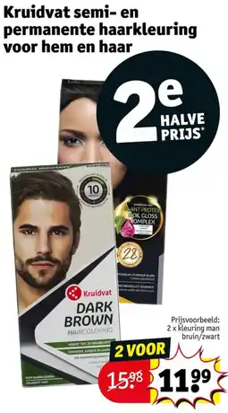 Kruidvat Kruidvat dark brown haircoloring aanbieding