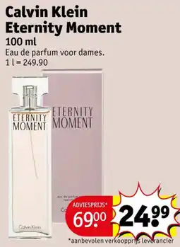 Kruidvat Calvin Klein eternity moment aanbieding