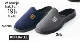 Damart Muiltje hak 3 cm aanbieding