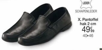Damart Pantoffel hak 2 cm aanbieding