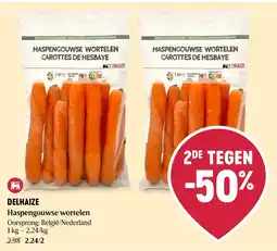 Delhaize Haspengouwse wortelen aanbieding