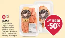 Delhaize Coq Ardenne kipfilet aanbieding