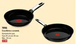 Delhaize Tefal excellence ceramic keramische pan aanbieding
