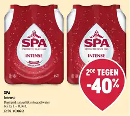 Delhaize Spa intense aanbieding