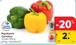 Carrefour Paprikamix Carrefour aanbieding
