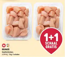 Delhaize Kipfiletblockjes aanbieding
