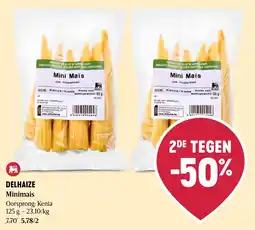 Delhaize Mini Maïs aanbieding