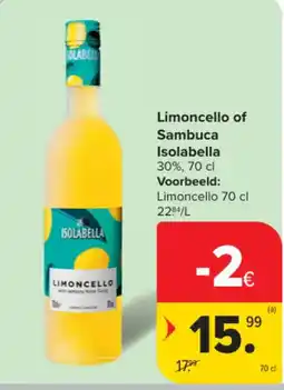 Carrefour Limoncello isolabella aanbieding