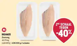 Delhaize Zeetong aanbieding