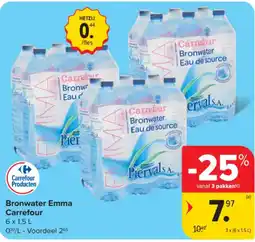 Carrefour Bronwater Emma aanbieding