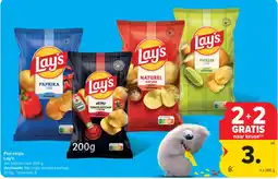 Carrefour Flat chips Lay's aanbieding