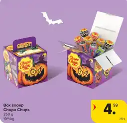 Carrefour Box snoep Chupa Chups aanbieding
