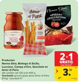 Carrefour grissini gusto pizza Amor di Pane aanbieding
