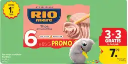 Carrefour Set tonijn in olijfolie Rio Mare aanbieding