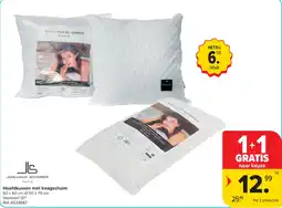 Carrefour Hoofdkussen met traagschuim aanbieding