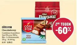 Delhaize Côte d'or chocoladereep aanbieding