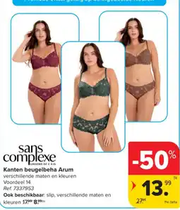 Carrefour Kanten beugelbeha Arum aanbieding