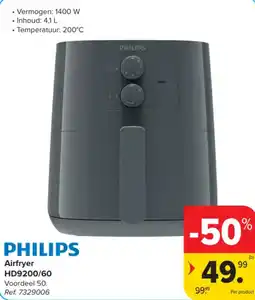 Carrefour Philips airfryer aanbieding
