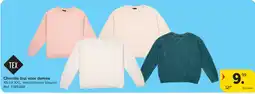 Carrefour Chenille trui voor dames aanbieding