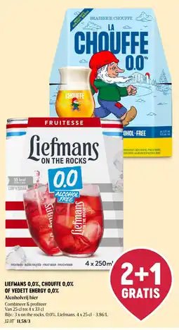 Delhaize Liefmans 0,0%, Chouffe 0,0% aanbieding