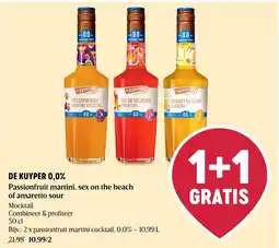 Delhaize De kuyper 0,0% mocktail aanbieding