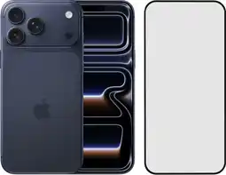 Coolblue Apple iPhone 17 Pro Max 1TB Blauw + BlueBuilt Screenprotector Glas aanbieding