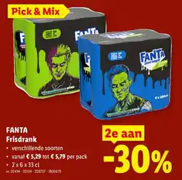 Lidl Fanta frisdrank aanbieding