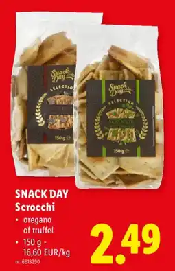 Lidl Snack Day Scrocchi aanbieding