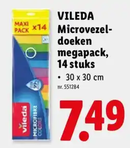 Lidl Vileda microvezeldoeken aanbieding