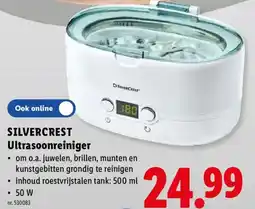Lidl Silvercrest ultrasoonreiniger aanbieding