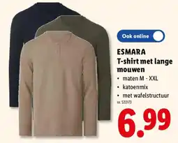 Lidl T-shirt met lange mouwen aanbieding