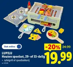 Lidl Houten speelset aanbieding