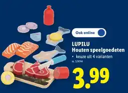 Lidl Houten speelgoedeten aanbieding