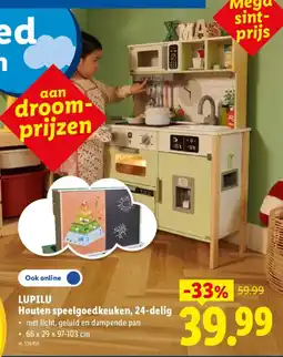 Lidl Houten speelgoedkeuken aanbieding