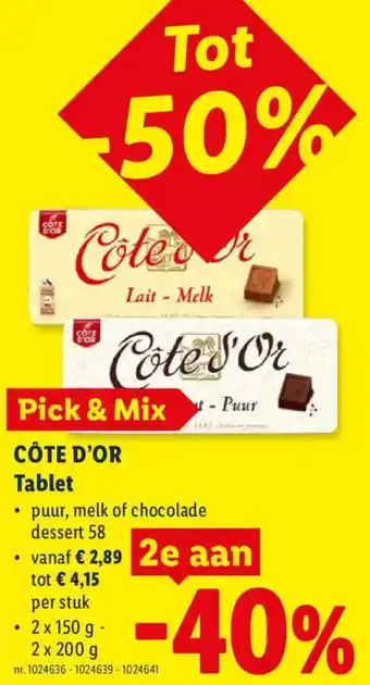 Côte d'Or Tablet