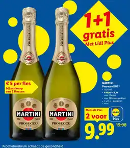 Lidl Martini Prosecco aanbieding