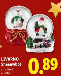 Lidl Livarino sneeuwbol aanbieding