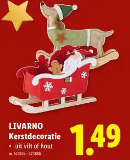Lidl Livarno kerstdecoratie aanbieding