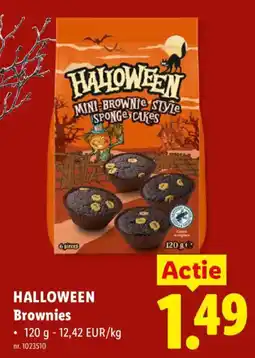 Lidl Halloween Brownies aanbieding