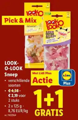 Lidl Look-o-look snoep aanbieding