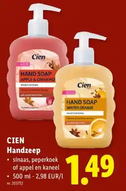 Lidl Cien Handzeep aanbieding