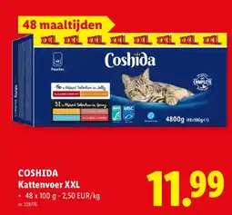 Lidl Coshida Kattenvoer XXL aanbieding