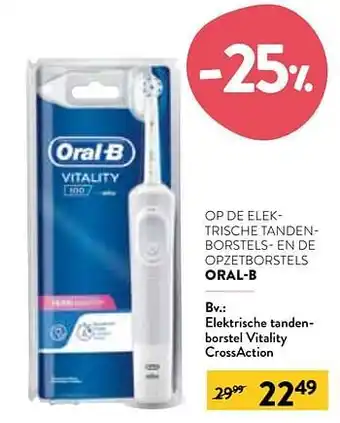 Di Elektrische tandenborstel vitality crossaction aanbieding