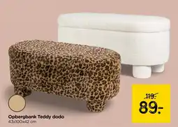 Xenos Opbergbank Teddy dodo aanbieding