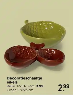 Xenos Decoratieschaaltje eikels aanbieding